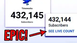 YouTube Has A NEW Live Subscriber Count?