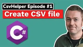 Create CSV file in C# the EASY way | CsvHelper Tutorial