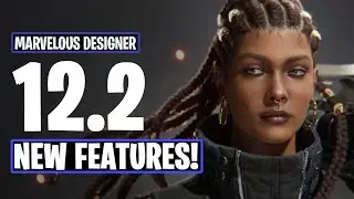 Marvelous Designer 12.2 -  New Features In 2 Mins!