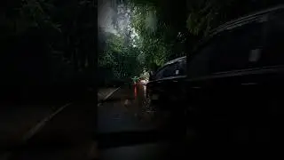 Relaxing Video - Rainy Road