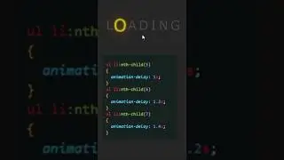 Css Glowing Text Loading Animation 