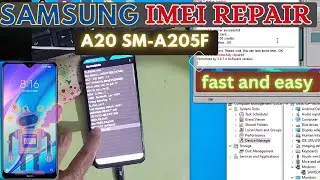 Samsung A20 SM-A205F u2 imei repair and patch - A205F u2 imei Repair octopus