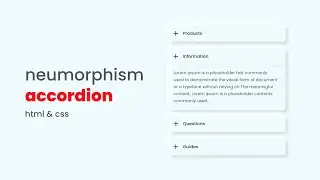 How To Make An Accordion Using HTML And CSS | Collapsible Content On Website