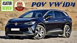 POV ТЕСТ-ДРАЙВ электромобиля VW iD4 2WD по Армении с комментариями владельца 2023