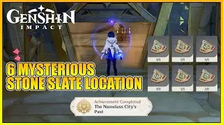 6 Mysterious Stone Slate Location 2 Precious Chest And Achievement【Genshin Impact】