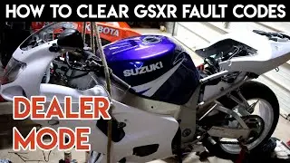 how to scan gsxr check engine light - dealer mode - c23 tip over sensor TOS