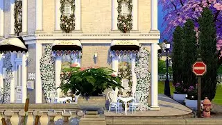 Parisian Restaurant • The Sims 4 • No CC | Speed Build