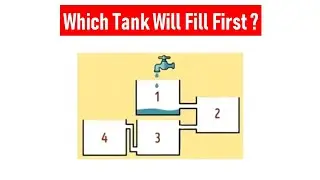 Which Tank Will Fill Up First ? : Solution Explained