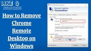 How to Remove Chrome Remote Desktop on Windows