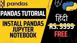 How to install pandas in jupyter notebook windows | ubuntu