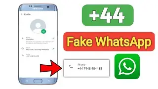 How to Create Fake UK WhatsApp Account | UK Virtual Number For WhatsApp