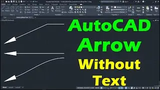 AutoCAD Draw Arrow without Text