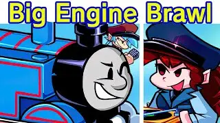 Friday Night Funkin VS Thomas & Friends | Big Engine Brawl FULL WEEK + Cutscene (FNF Mod/Train)