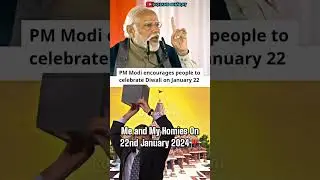 PM Modi encourages people to celebrate Diwali on January 22🔥🕉️| Ram Mandir Inauguration 🔥