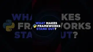 Python frameworks #tech #programming #shorts