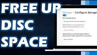 Use Storage Sense on Windows 11 to Free up Disk Space Automatically