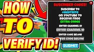 How To *VERIFY YOUTUBE ID* In Roblox Anime Power Simulator For FREE REWARDS!