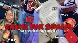 GRWM FOR SCHOOL ☆ school vlog, chit-chat, classes, grwm, ootd…etc