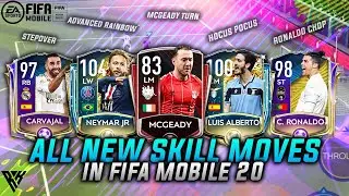 FIFA MOBILE 20 ALL NEW SKILL MOVES | HOW TO PERFORM THESE NEW SKILL MOVES? | SKILL MOVES TUTORIAL |