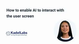 How to enable AI to interact with the user screen