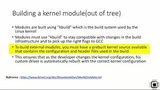 Linux device driver lecture 11 : Hello world module and module build system