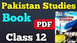 Class 12 Pakistan studies book PDF Sindh textbook | PST book PDF second year | PDF book PST inter