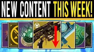 Destiny 2: NEW CONTENT THIS WEEK! Early Still Hunt NERF, New Activity, Quest Unlocks, Exotic Mission