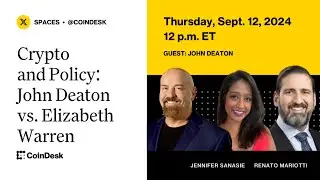 Crypto & Policy: John Deaton vs. Elizabeth Warren
