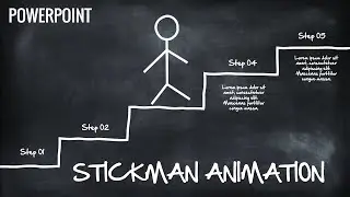 How to create a Stickman Animation in PowerPoint using Morph Transition