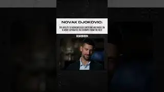 Powerful words from #NovakDjokovic on mental toughness 💪🥇.