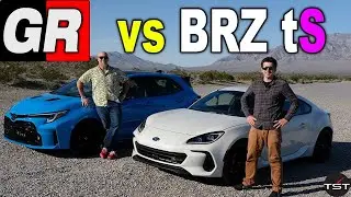 Racing the 2024 GR Corolla vs 2024 GR86* - TheSmokingTire