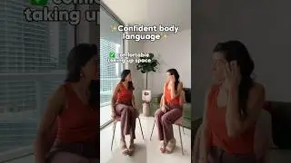 Confident body language when talking to someone 