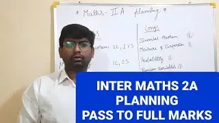 MATH 2A  PLANNING INTER 2 ND YEAR
