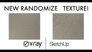 Cool way to randomize Textra ! Vray 5.1 for sketchup