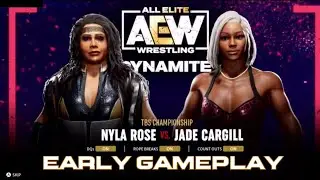 AEW: Fight Forever | Nyla Rose vs Jade Cargill Early Gameplay!