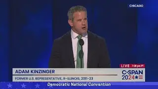 Former Rep. Adam Kinzinger (R-IL) Addresses Democratic National Convention