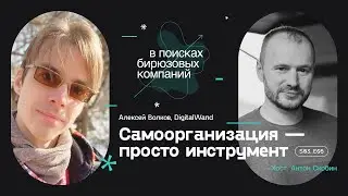 Самоорганизация — просто инструмент