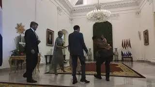 Jokowi Ajak Sedah Mirah Foto Bareng Raja dan Ratu Belanda