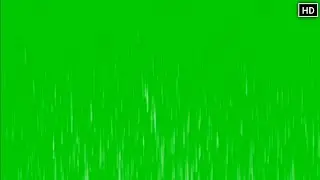 Heavy Rainfall Green Screen Effect With Sound HD