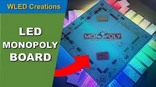 This LED Monopoly Game Board is the Coolest Way to Play