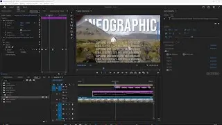 PREMIERE PRO - Lesson 11 - Animation, Keyframe, Interpolation, Text, Infographic, Title, Matte, Roto