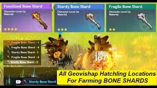 Guide to All the Geovishap Hatchling Farming Locations for Bone Shards - Genshin Impact Best Tips