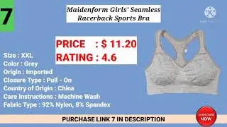 TOP 10 BEST TRAINING BRAS FOR GIRLS OF 2021 | Price & Reviews