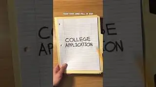 College Admissions PRINCIPLE 1