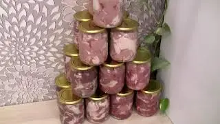 Самая ВКУСНАЯ тушенка. Рецепт тушенки в автоклаве.