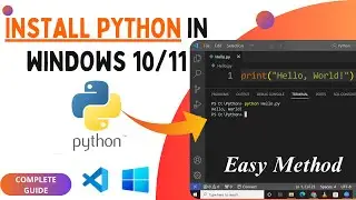 How to Download and Install Python on Windows Hindi [2024 Easy Method]🚀