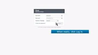 Plesk: How to Log in
