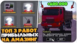 ТОП 3 САМЫЕ ПРИБЫЛЬНЫЕ РАБОТЫ НА AMAZING ONLINE (gta crmp)