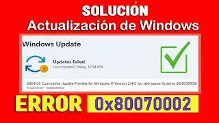 Error 0x80070002- SOLUCIONADO- REPARA el ERROR en Windows 10 y Windows 11 |2024-2025-2026