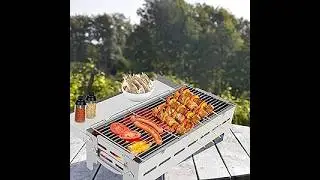 Contemood Portable Charcoal Grill with Carry Bag